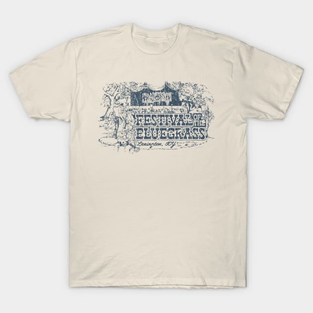 Festival of the Bluegrass 1974 T-Shirt by JCD666